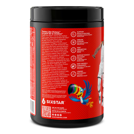 Six Star Whey Protein Powder Plus - Kellogg’s Froot Loopss, 18 Servings 🍁 All In One Marketplace Canada