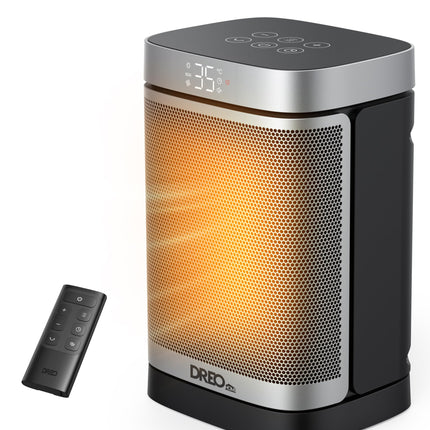DREO Space Heaters for Indoor Use, 1500W Electric Heater for Bedroom Home Office, Safe PTC Ceramic Heater with Thermostat, Portable Heaters with Remote, 70°Oscillation, 12H Timer, 5 Modes 🍁 All In One Marketplace Canada