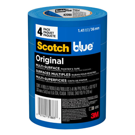 ScotchBlue Painter's Tape Multi-Surface 36mm 4-Pack