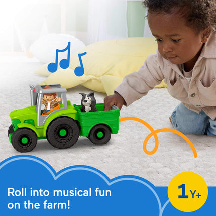 Fisher-Price Little People Push & Play Tractor