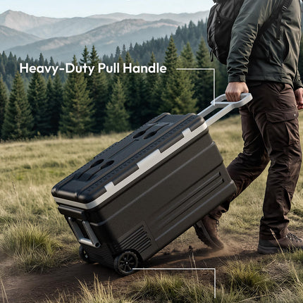 EUHOMY 12 Volt Refrigerator, 80QT(75L) 12V Fridge, Electric Cooler APP Control, Car Fridge 12/24V DC 110-240V AC, Car Refrigerator 0℉~68℉, 12 Volt Cooler for Camping, Trip, Truck, Boating, Outdoor 🍁 All In One Marketplace Canada