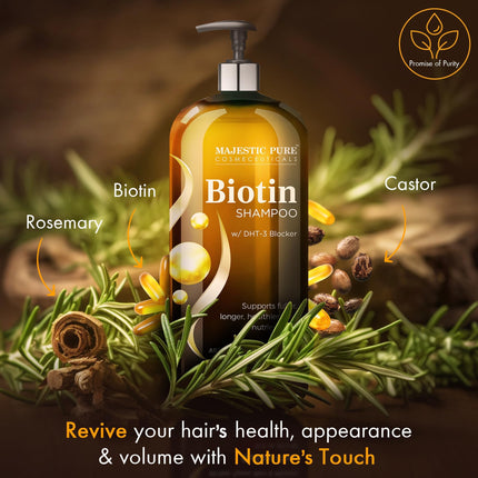Majestic Pure Biotin Volumizing Shampoo 16 fl oz