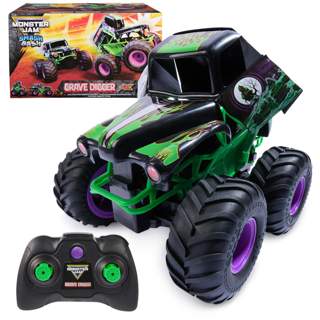 Monster Smash & Bash Grave Digger RC Truck 1:15