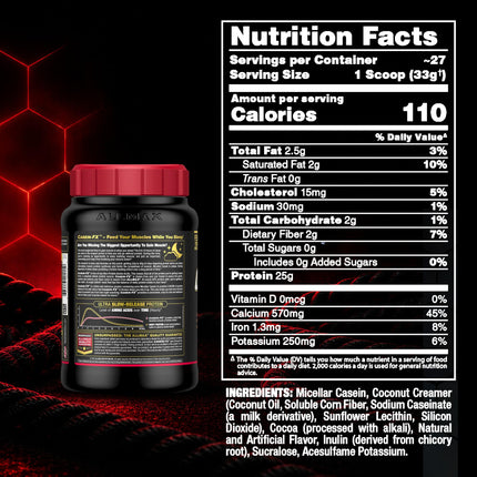 ALLMAX Casein-FX Chocolate Protein 2lb