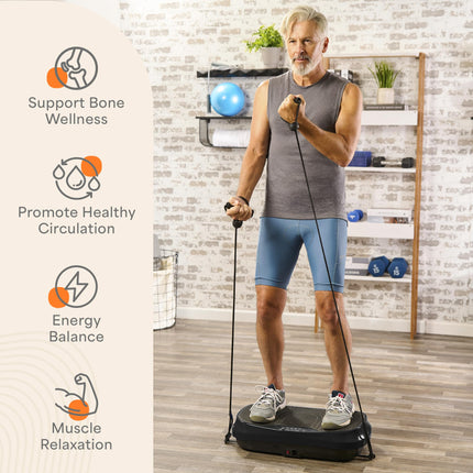 Lifepro Waver Mini Vibration Plate Exercise Machine, Compact & Powefull