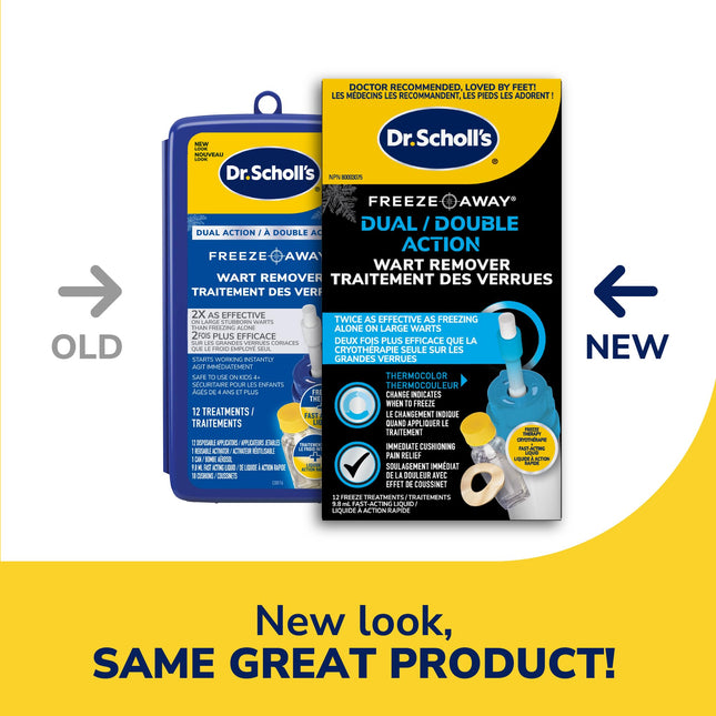 Dr. Scholl’s FreezeAway Dual Action Wart Remover – 12 Treatments