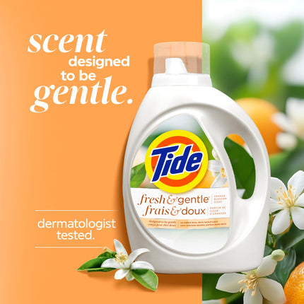 Tide Fresh & Gentle Liquid Detergent 100 Loads