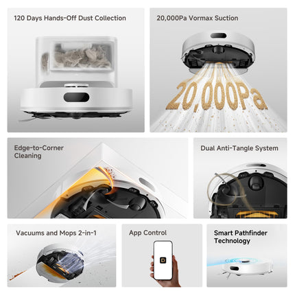 DREAME D20 Air Plus Self-Emptying Robot Vacuum