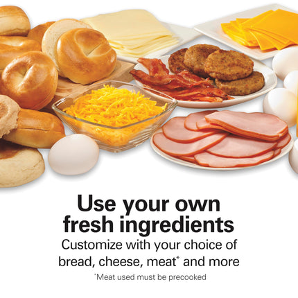 Hamilton Beach Breakfast Sandwich Maker with Timer