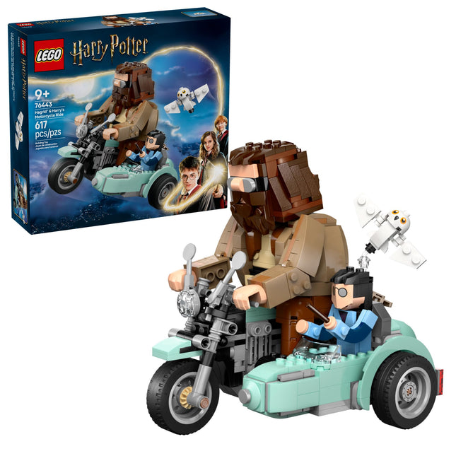 LEGO Harry Potter Hagrid & Harry's Motorcycle Ride Building Toy - Kids Motorcycle Toy for Boys and Girls, Harry Potter Fans, Ages 9+ - Gift Idea for Birthdays - 76443 🍁 All In One Marketplace Canada