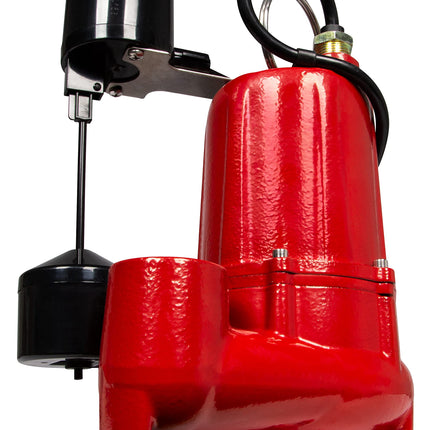 Red Lion RL-SC50V 115-Volt, 1/2 HP, 4300 GPH Cast Iron Sump Pump with Vertical Switch, 10-Ft. Cord, Red, 14942747 🍁 All In One Marketplace Canada