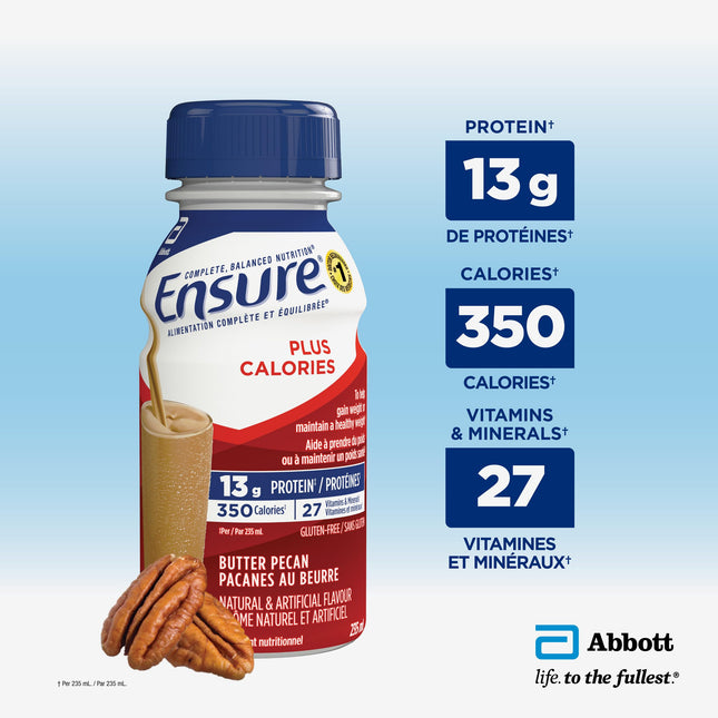 Ensure Plus Butter Pecan Nutrition Shake – 24x235mL