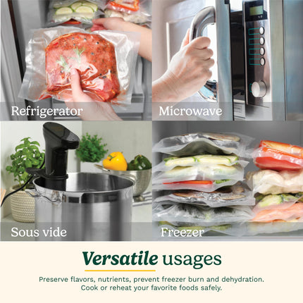 Cuisinart Vacuum Food Saver Bags 2-Pack 8" x 20ft