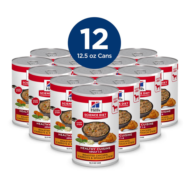 Hill's Science Diet Roasted Chicken & Veggies Dog Food 12-Pack