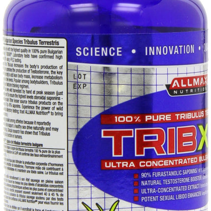 ALLMAX TribX90 Testosterone Booster Capsules, 90 Count