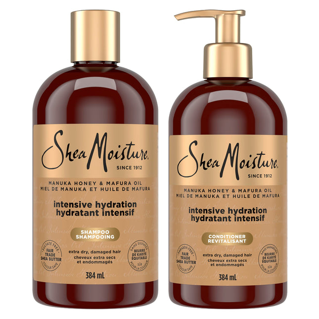 Shea Moisture 麥盧卡蜂蜜洗髮精與潤髮乳 384 毫升