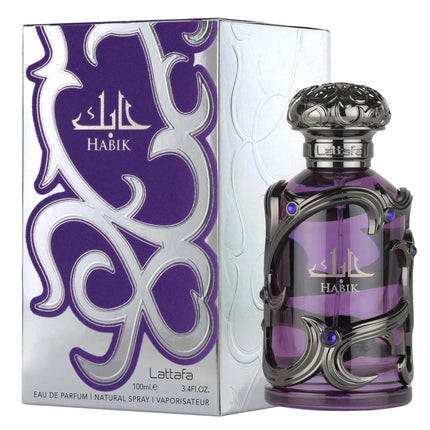 Lattafa Habik – Spicy, Aromatic, Woody, Musky – Eau de Parfum Spray Long-Lasting Fragrance for Men, 3.4 Ounce / 100 ml 🍁 All In One Marketplace Canada