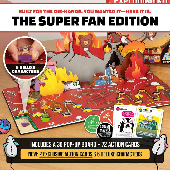 Exploding Kittens Board Game Superfan, 2-6 Players