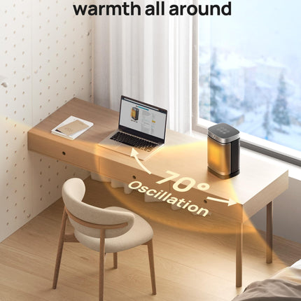 DREO Space Heaters for Indoor Use, 1500W Electric Heater for Bedroom Home Office, Safe PTC Ceramic Heater with Thermostat, Portable Heaters with Remote, 70°Oscillation, 12H Timer, 5 Modes 🍁 All In One Marketplace Canada
