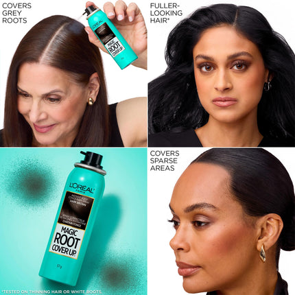 L'Oréal Paris Magic Root Cover Up Root Touch Up, Medium Brown Blonde Hair Dye, Root Touch Up Spray for Thinning Hair, Temporary Hair Dye, Grey Coverage, Pack of 2 🍁 All In One Marketplace Canada