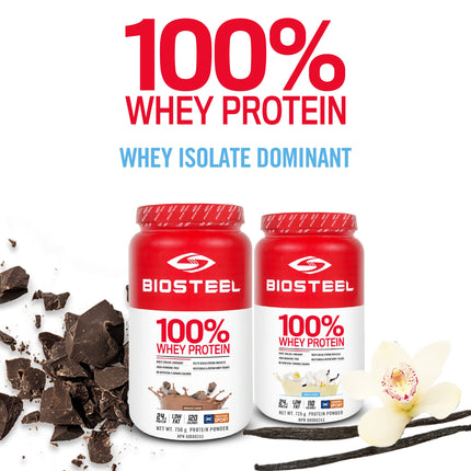 BioSteel 100% Whey Protein Vanilla, 25 Servings