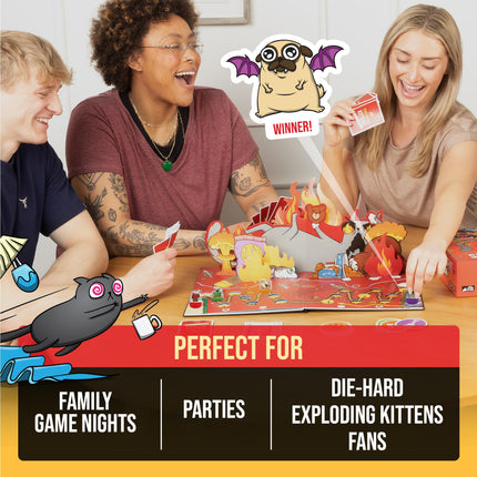 Exploding Kittens Board Game Superfan, 2-6 Players