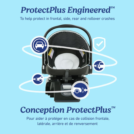 Graco SnugRide 35 Lite LX Infant Car Seat, Studio