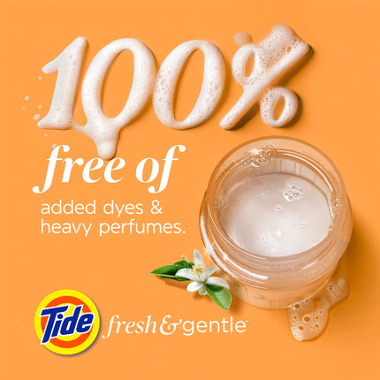 Tide Fresh & Gentle Liquid Detergent 100 Loads