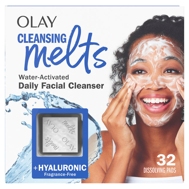 Olay Hyaluronic Acid Cleansing Melts 64ct 2-Pack