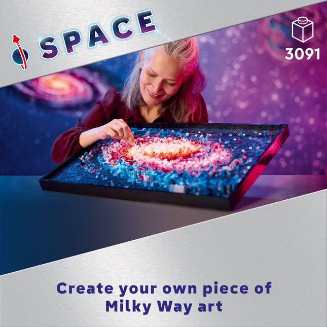 LEGO Art The Milky Way Galaxy Wall Art