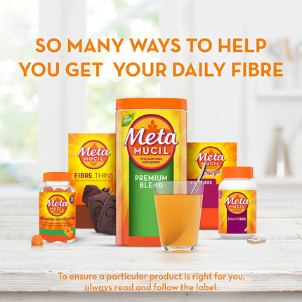 Metamucil, Daily Psyllium Husk Powder Supplement, Sugar-Free, 4-in-1 Fibre for Digestive Health, Berry Smooth Flavored Drink, 72 Servings 🍁 All In One Marketplace Canada