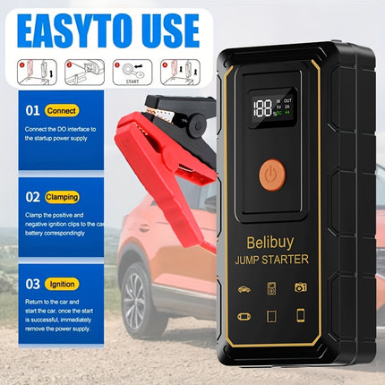 Portable Car Jump Starter, 8000A MA Peak Battery Jump Starter