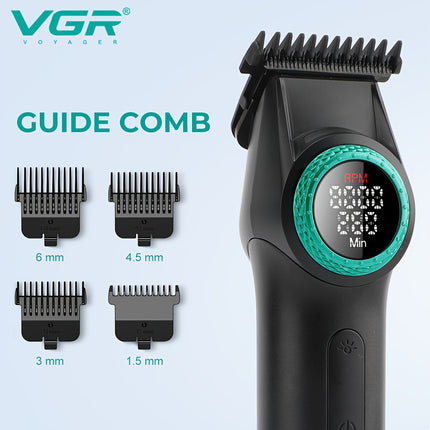 Professional Men's Hair Clipper  Rechargeable E
