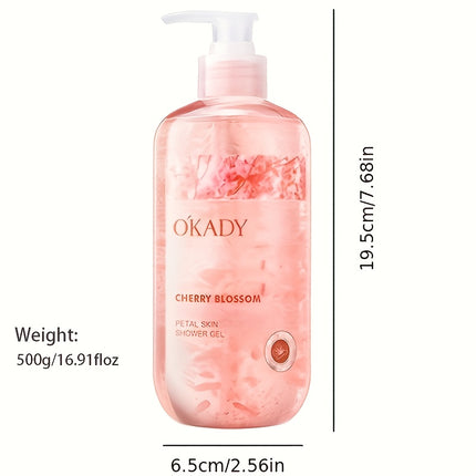 16.91oz*2pcs/17.6floz*2pcs Sakura Nourishing Women's Shower Gel