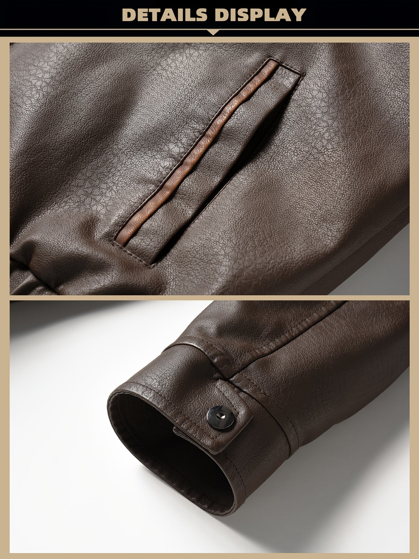 Men'S Vintage Biker Jacket