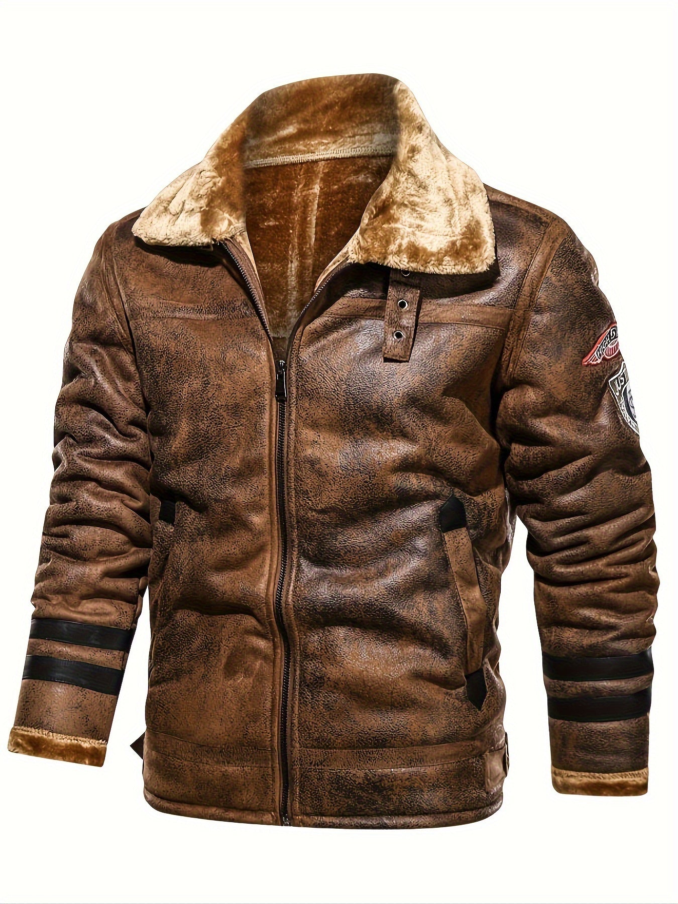 Men's Vintage Thermal Fleece-Lined Jacket - Winter