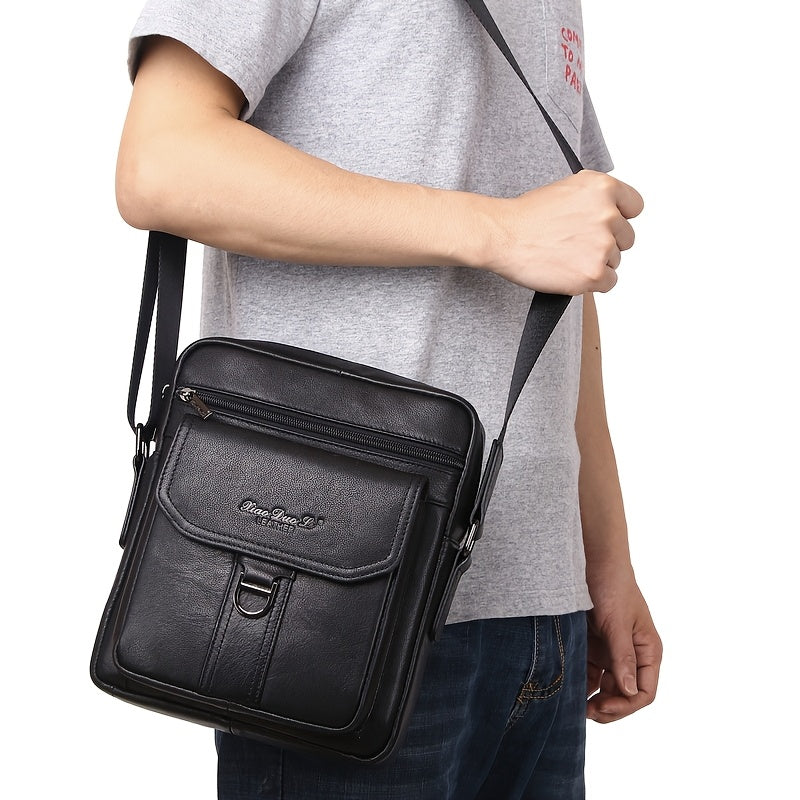 Men'S Genuine Leather Shoulder Bag