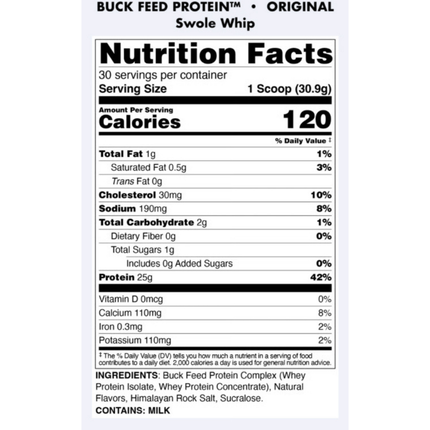 Bucked Up Buck Feed Protein Powder