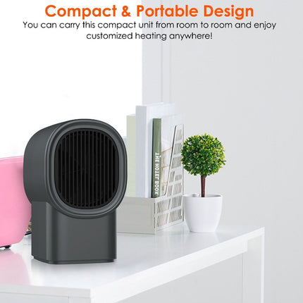 “500W Portable Space Heater – Fast, Quiet & Safe