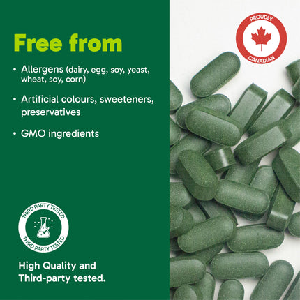 Organika Spirulina 90 Tabs 🍁 All In One Marketplace Canada