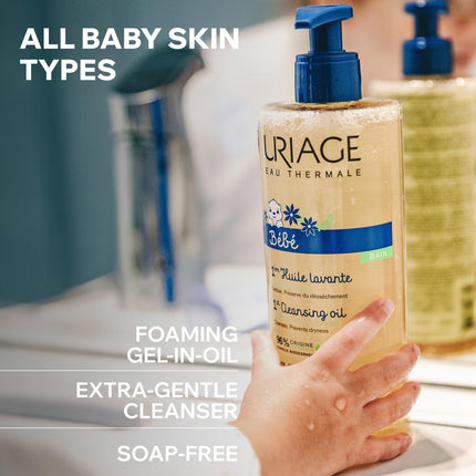 URIAGE Bébé Cleansing Bath Oil 500mL