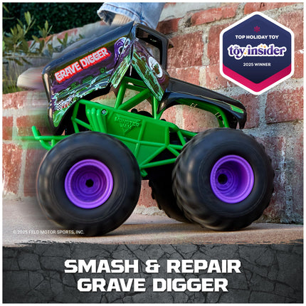 Monster Smash & Bash Grave Digger RC Truck 1:15