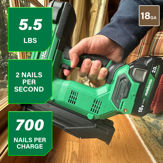 Metabo HPT 18V Cordless Brad Nailer Kit