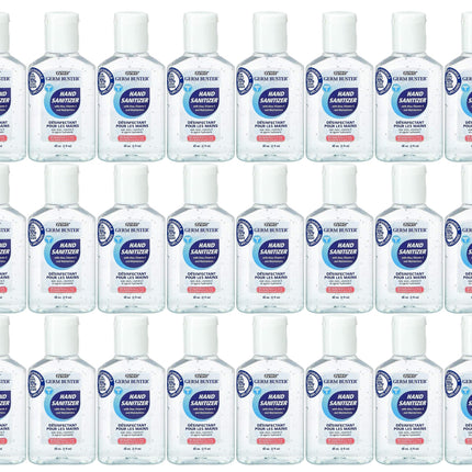 ZYTEC GERM BUSTER | HAND SANITIZER WITH ALOE 70% ALCOHOL | CASE OF 24 60ml / 2fl oz | MADE IN CANADA 🍁 All In One Marketplace Canada