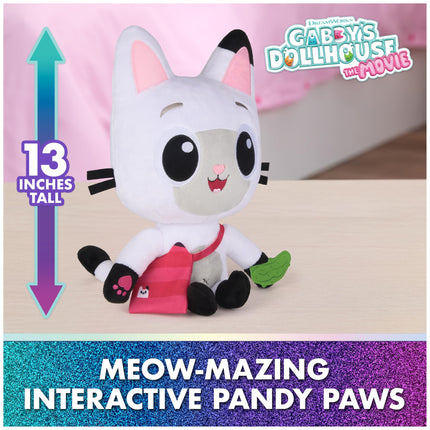 Gabby's Dollhouse: The Movie, Meow-Mazing Interactive Pandy Paws Plush Toy with 3 Accessories & Removable Bag, Kids Toys for Girls & Boys Ages 3 and Up 🍁 All In One Marketplace Canada
