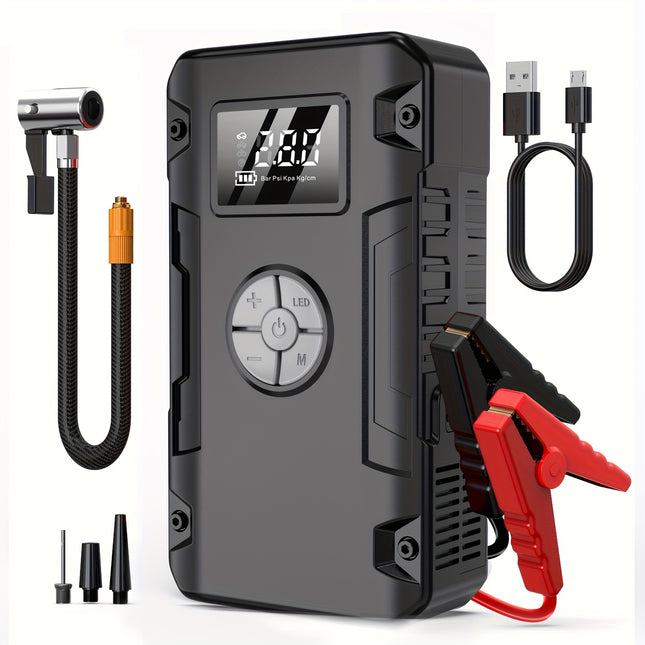 7-in-1 9000A Multifunctional Emergency Start Power  Inflator