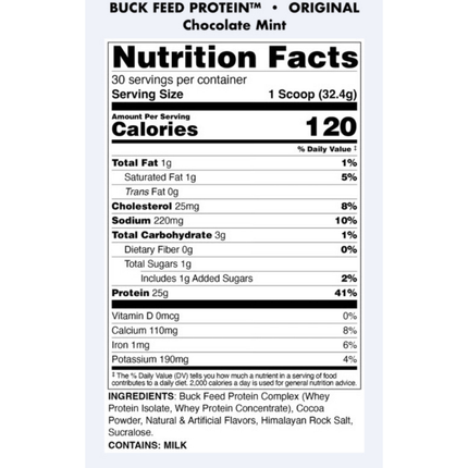 Bucked Up Buck Feed Protein Powder