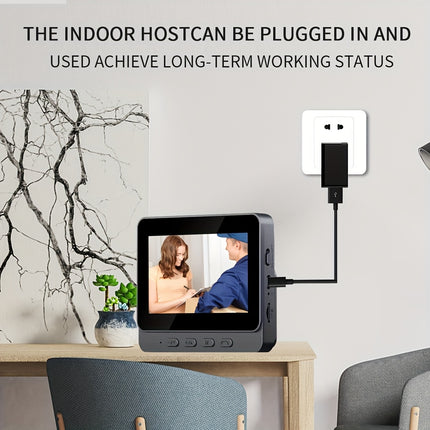 Wireless Video Doorbell with 4.3" HD Screen