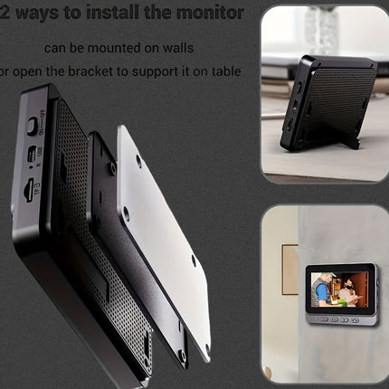 4.3" 1080P HD Display Wireless Video Doorbell