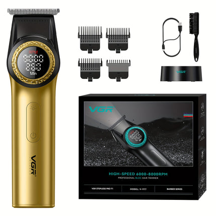 Professional Men's Hair Clipper  Rechargeable E